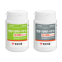 엠플디엠메트서방정 10/1000mg, 25/1000mg